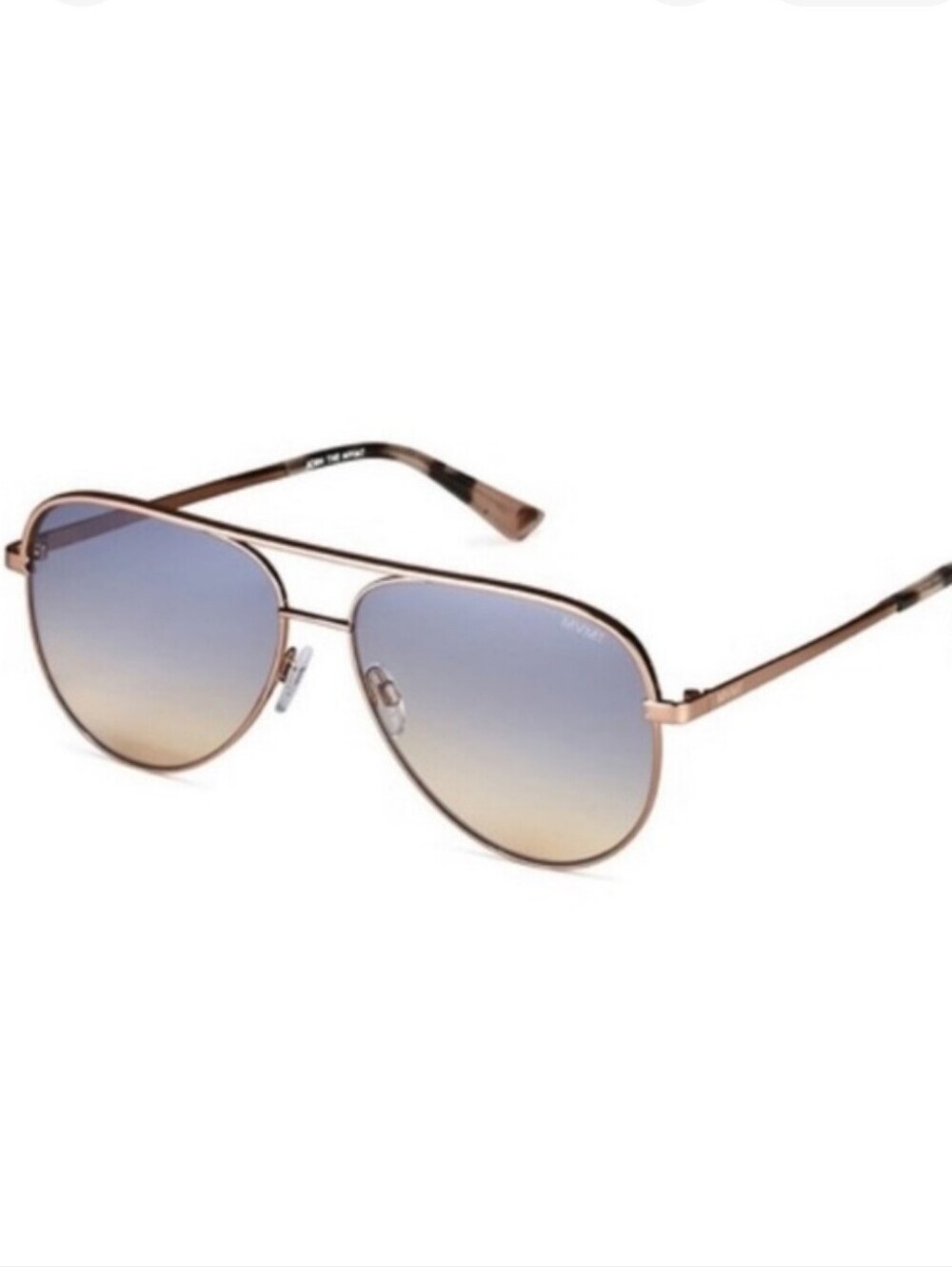 MVMT Maverick Sunglasses Rose Gold Leopard